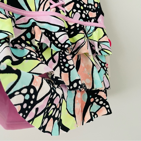 Justice Girl’s 2pc Swimsuit size 12/14 - Picture 6 of 10